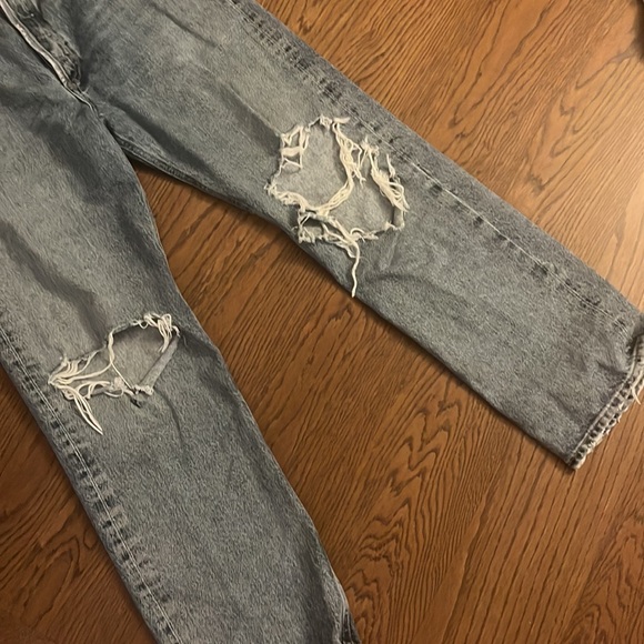 Agolde 90’s Wide Leg Ripped Jeans - Picture 3 of 3